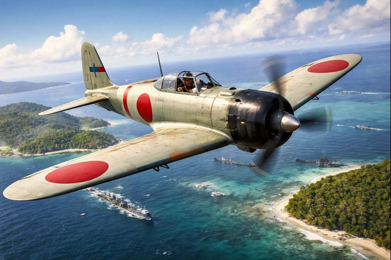 L'histoire du Mitsubishi A6M Zero – Aeo Aviation