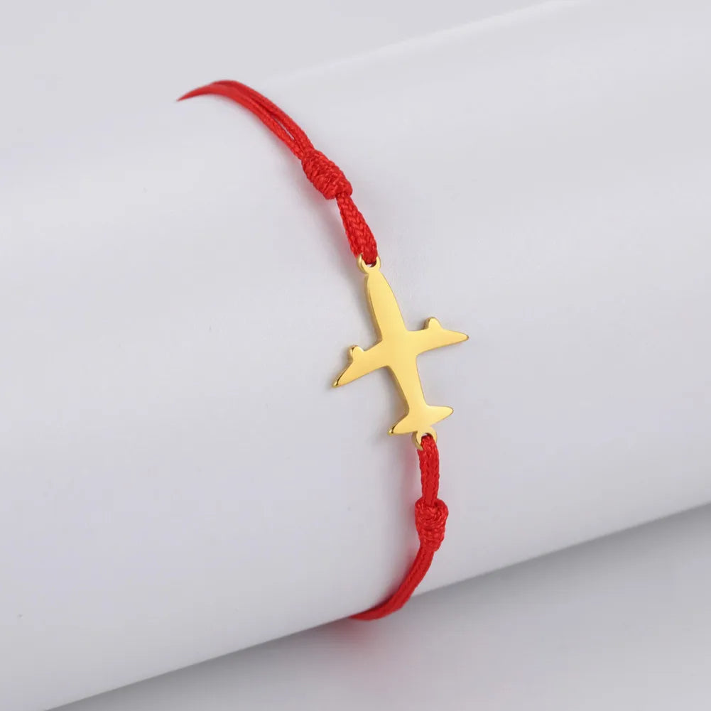 Bracelet Avion Cordon Rouge