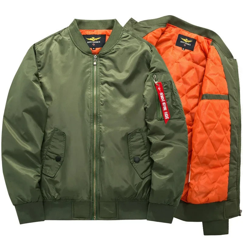 Blouson aviateur militaire vert