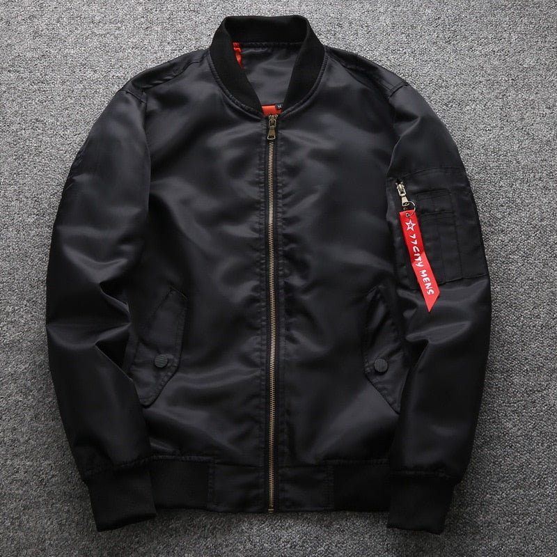 Blouson style pilote militaire noir