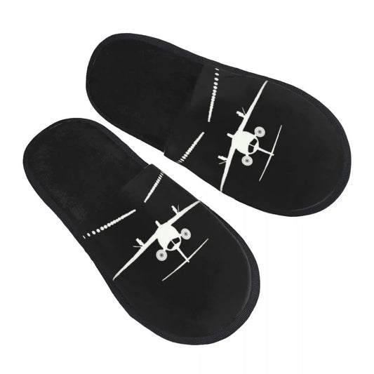 Chaussons dessin avion confort