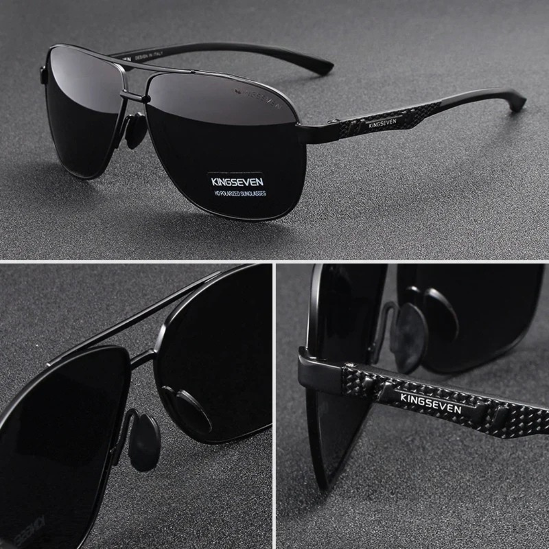 Lunette aviateur metal noir elegante