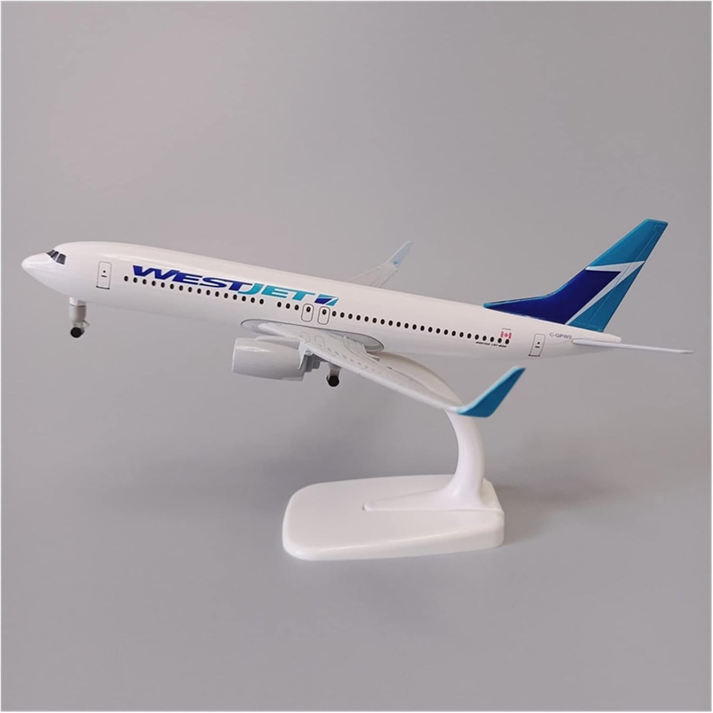 Maquette Métal B737 Westjet 1/400