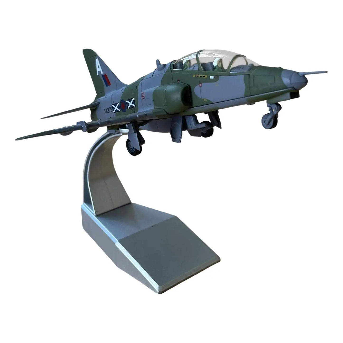 Maquette BAe Hawk Red Arrows sur socle