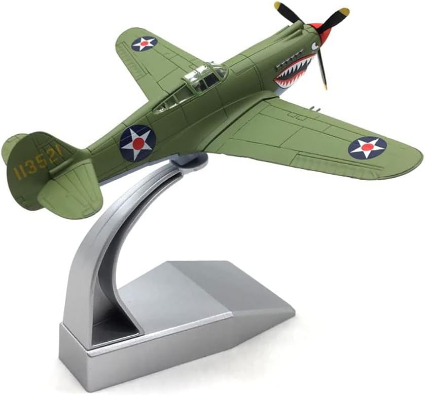 Maquette Curtiss P-40 Warhawk sur socle