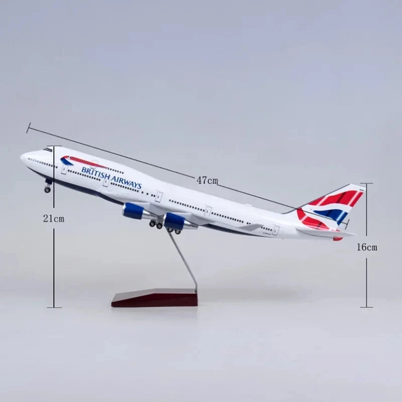 Maquette Jumbo Jet British Airways