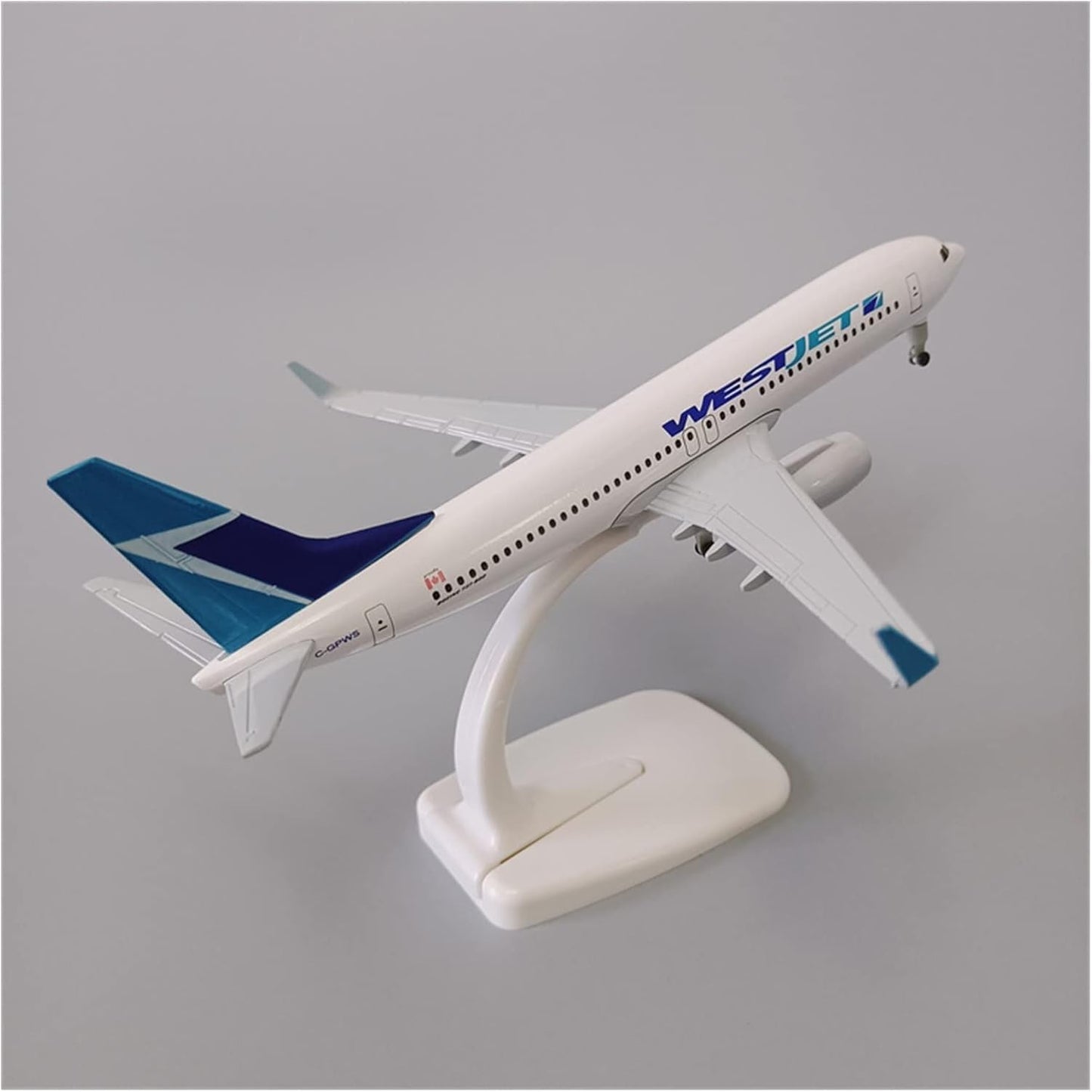 Maquette Métal B737 Westjet 1/400