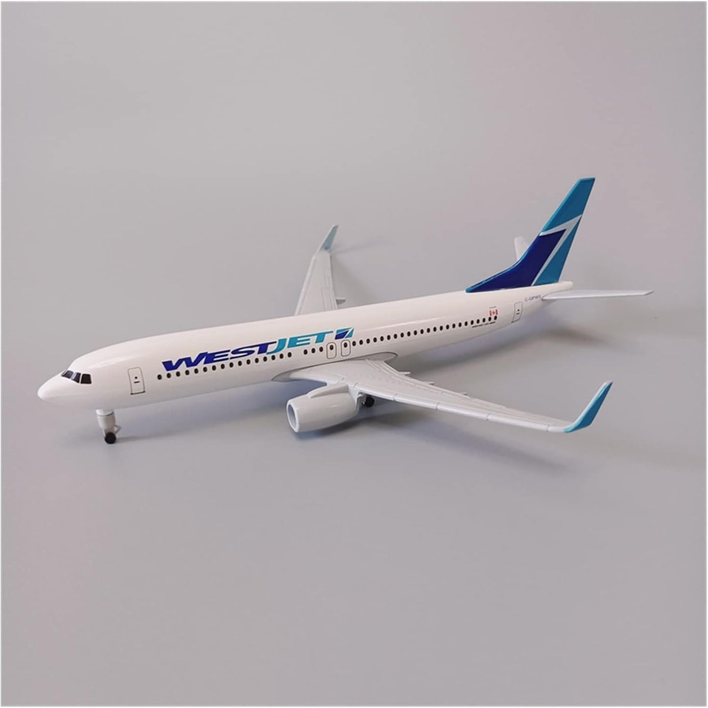 Maquette Métal B737 Westjet 1/400
