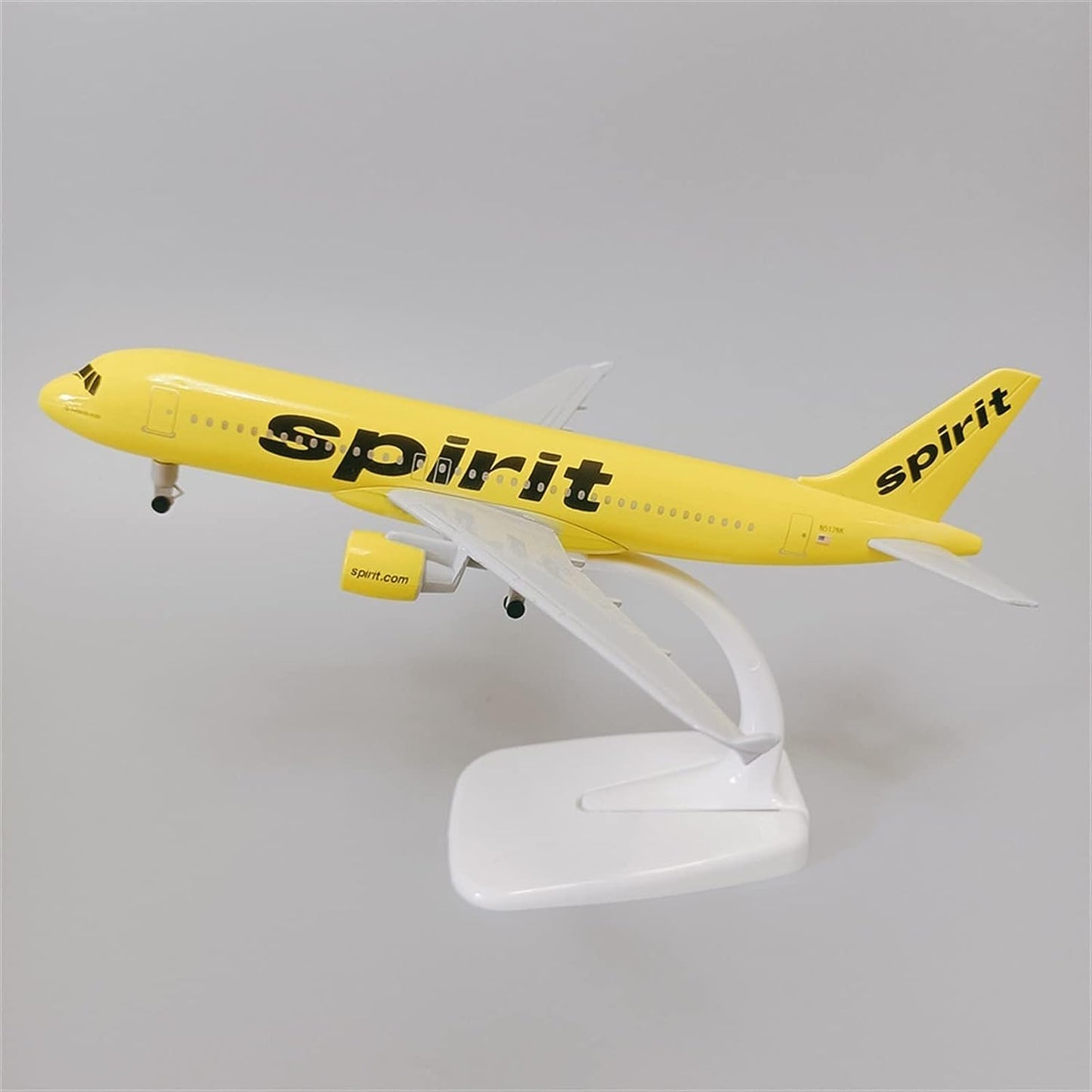 Miniature Airbus A320 Spirit jaune