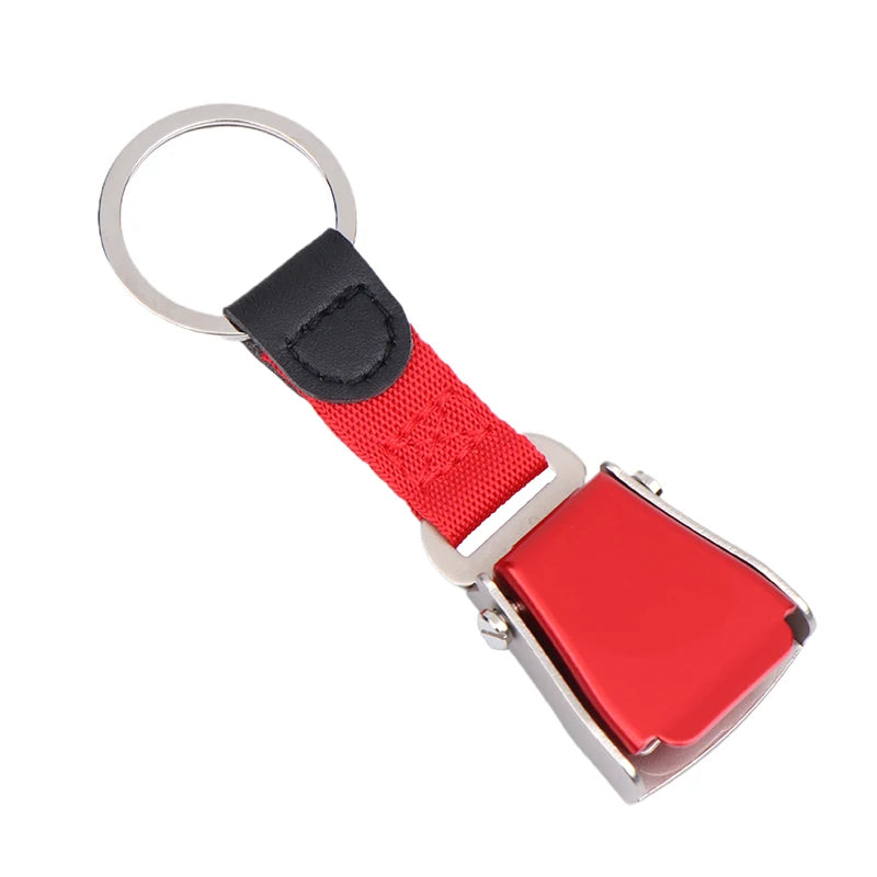 Porte Clés Avion Ceinture Rouge