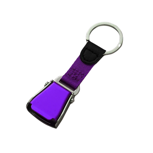 Porte Clés Ceinture Avion Violet