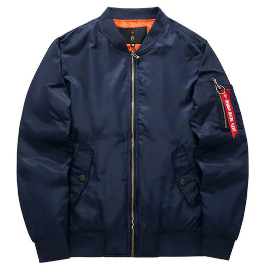 blouson aviateur militaire bleu