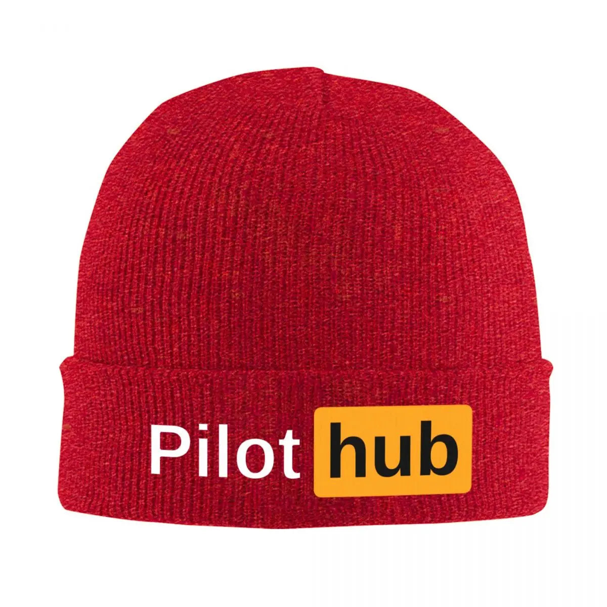 bonnet aviateur pilot hub rouge