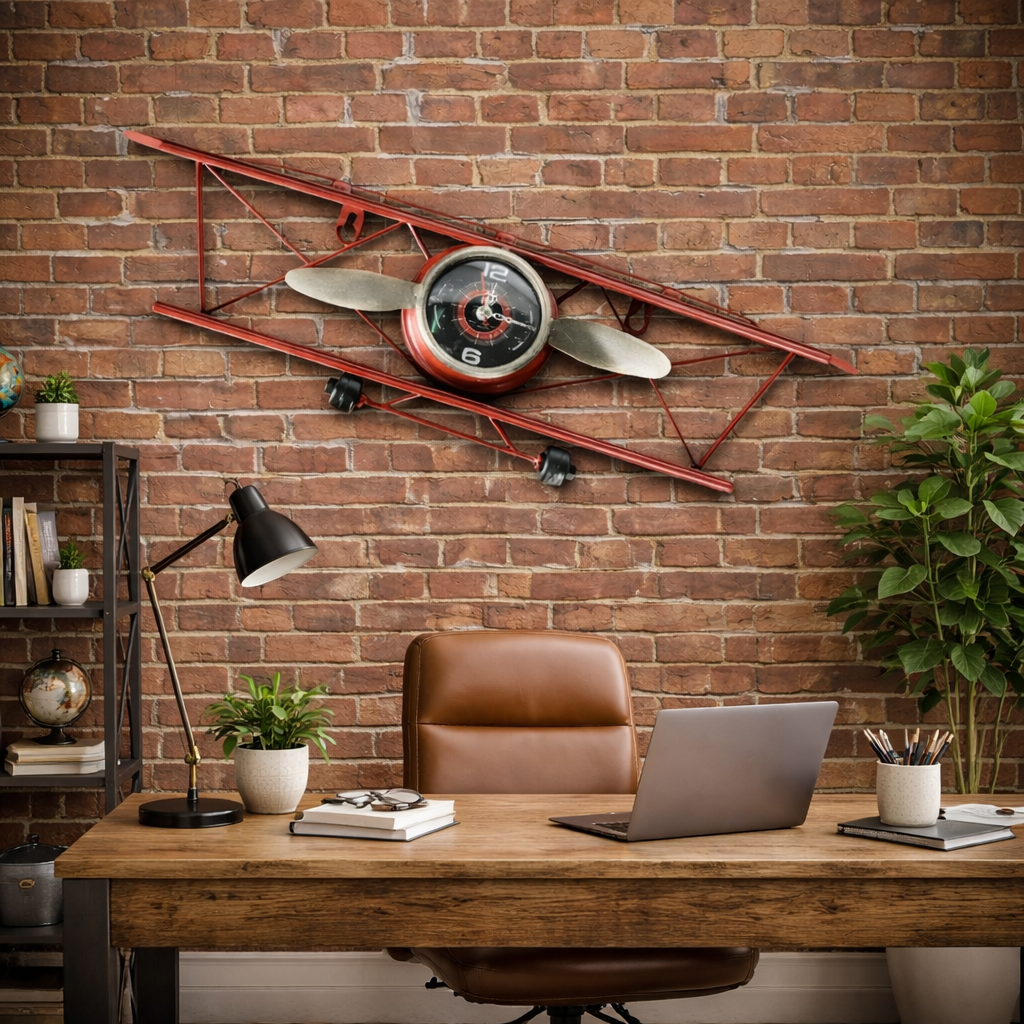 horloge design avion vintage