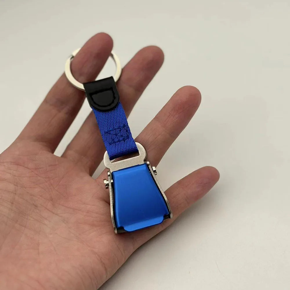 Porte Clés Avion Ceinture Bleu