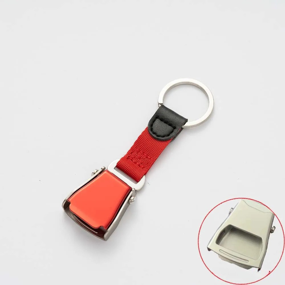 Porte Clés Avion Ceinture Rouge