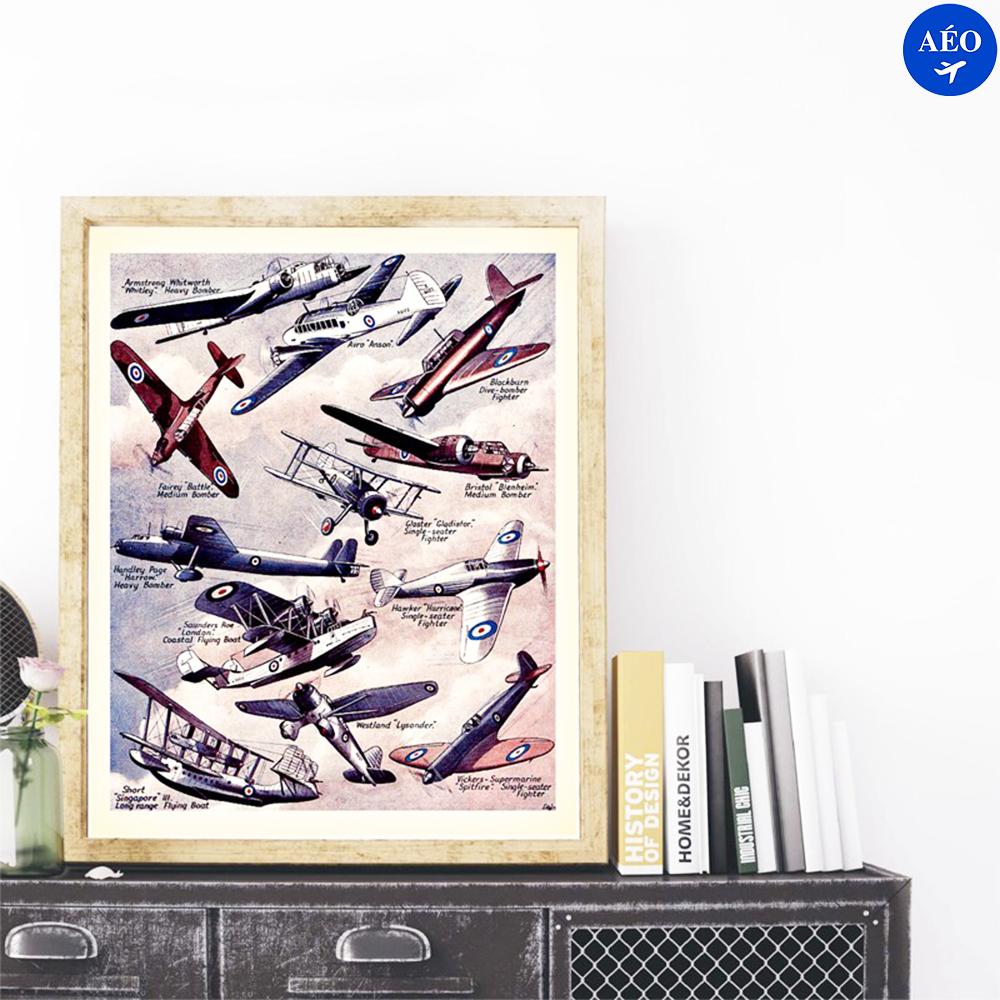Aéo - Affiche Avions De Légende