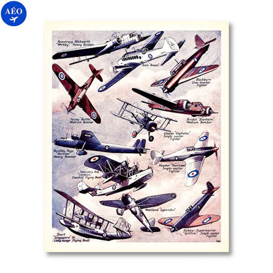 Aéo - Affiche Avions De Légende