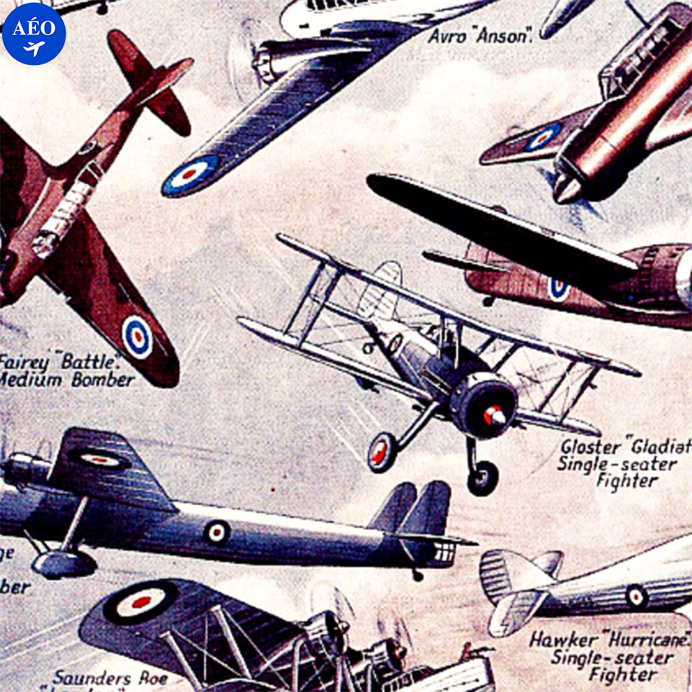 Aéo - Affiche Avions De Légende