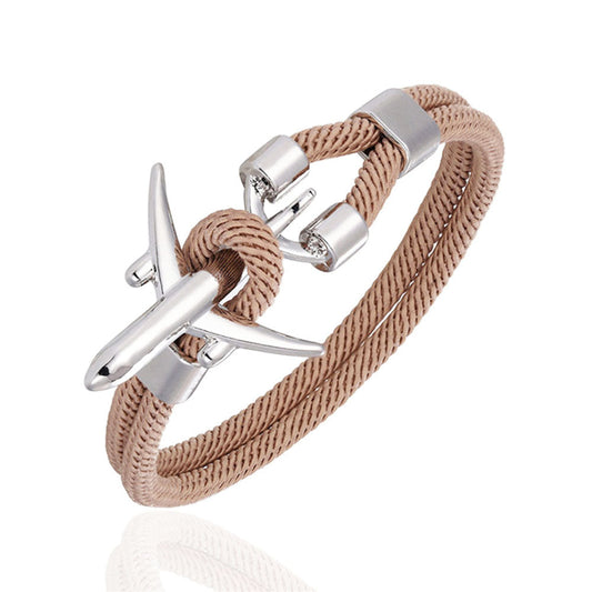 Bracelet Avion Marron