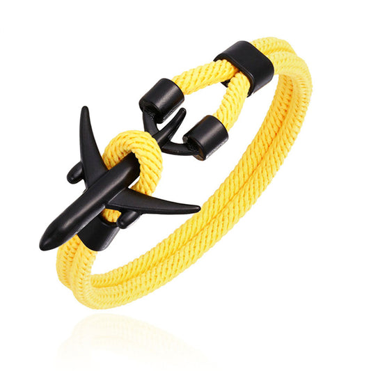 Bracelet Avion Jaune
