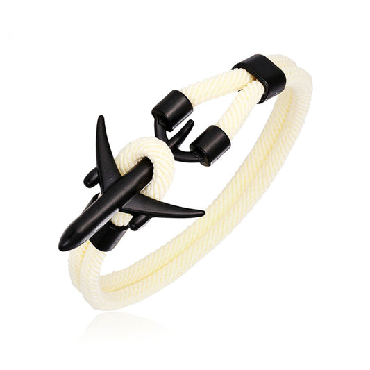 Bracelet Avion Beige et Noir