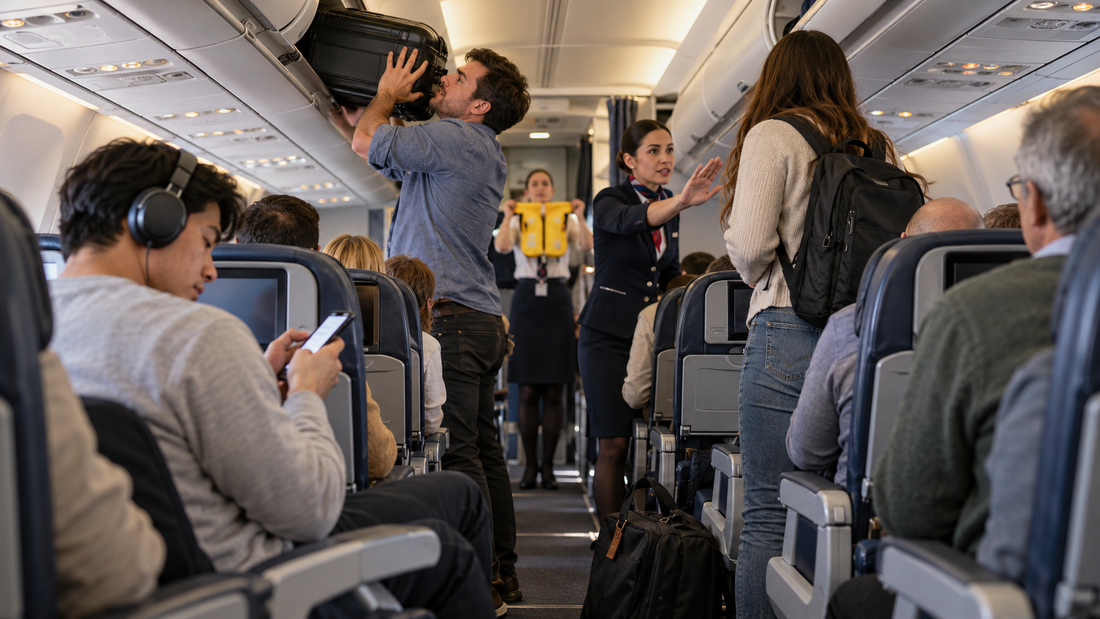 Les 12 plus grosses erreurs que font les passagers en avion