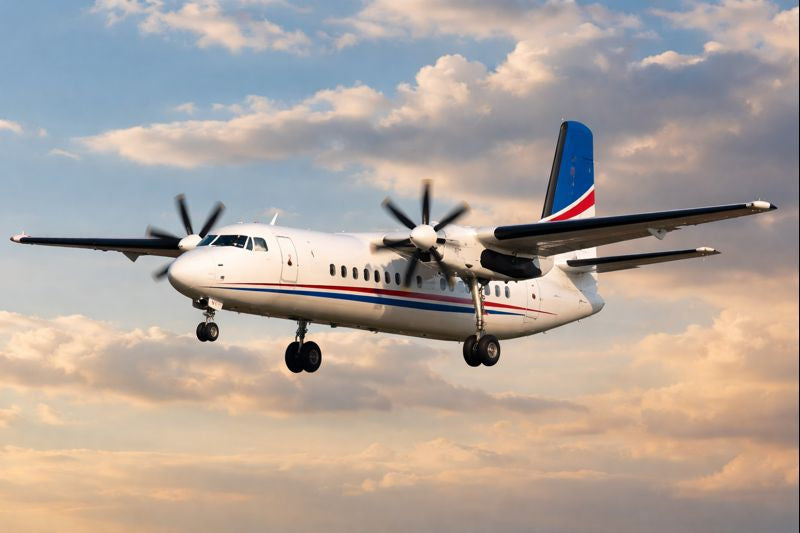 L’histoire du Fokker F50 : le dernier turbopropulseur emblématique de Fokker