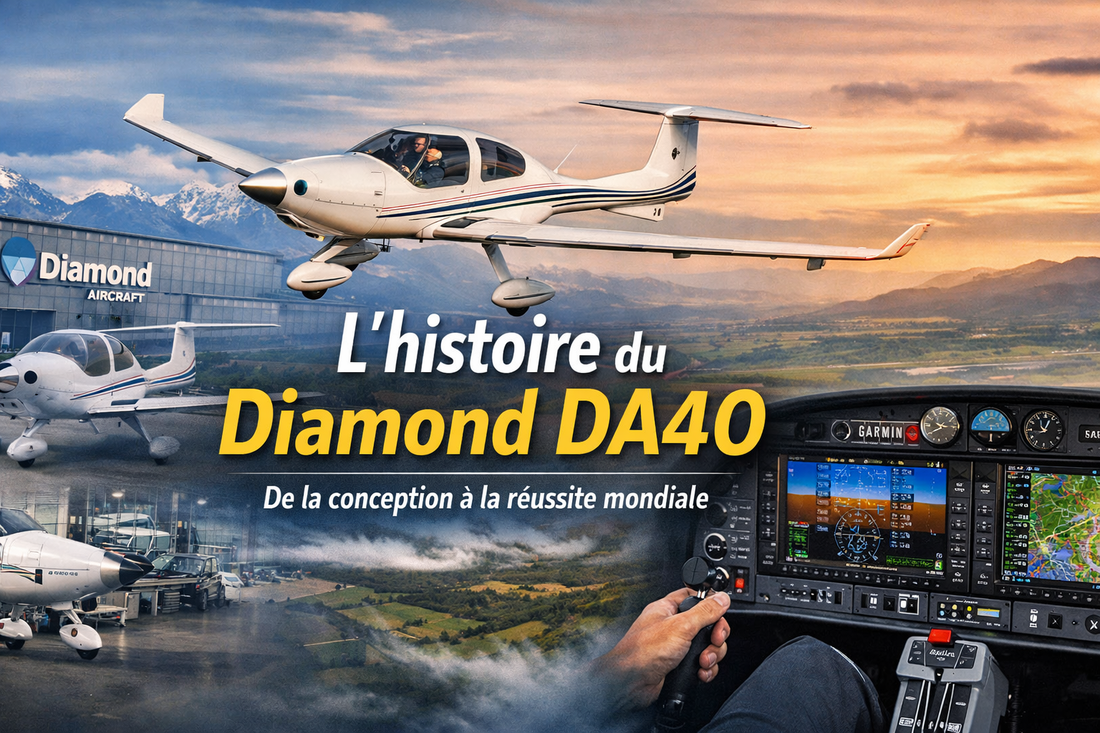 L’histoire du Diamond DA40 : naissance, évolution et succès d’un avion moderne