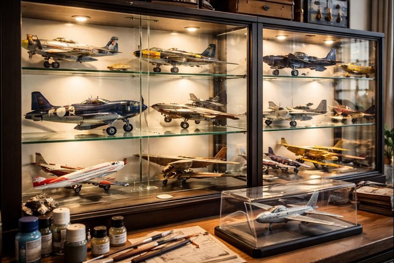 Exposer ses maquettes d’avions : solutions et protections
