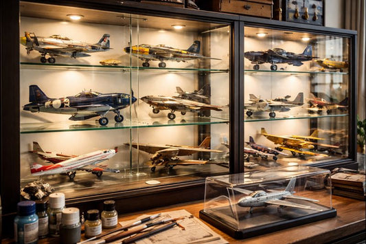 Exposer ses maquettes d’avions : solutions et protections
