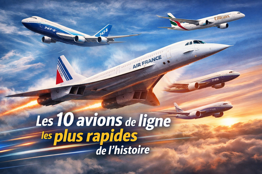 Les 10 avions de ligne les plus rapides de l’histoire 