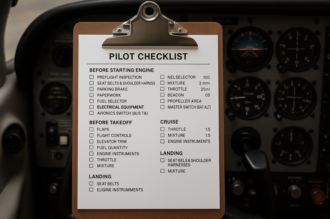 La check-list secrète des pilotes avant chaque vol