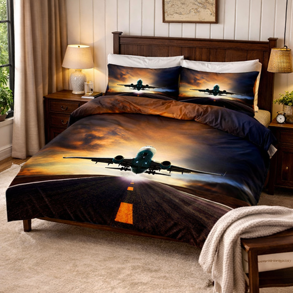 Literie Avion, housse de couette aviation