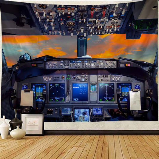 Aéo - Tapisserie Décorative Cockpit Sunset