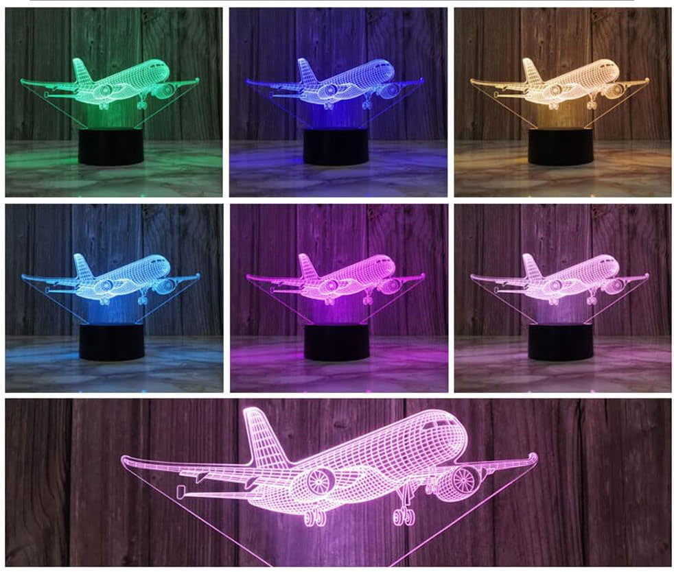 Aéo - Lampe 3D Airliner