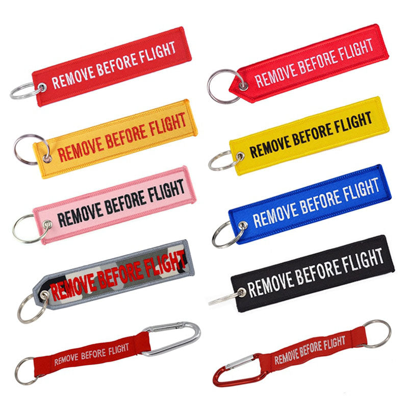 Accessoire aviation Remove Before Flight bleu