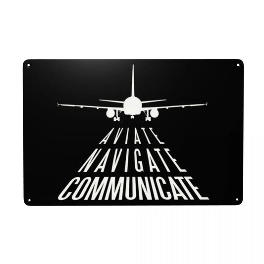 Affiche metallique Aero