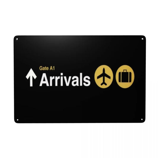 Affiche metallique Arrivals