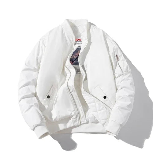 Bomber aviateur blanc