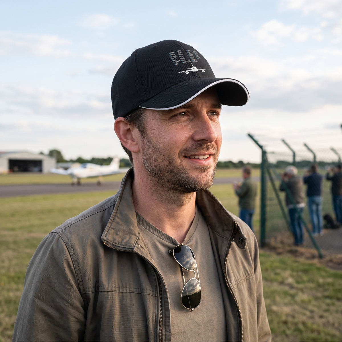 Casquette Aviation Alphabet Phonétique homme