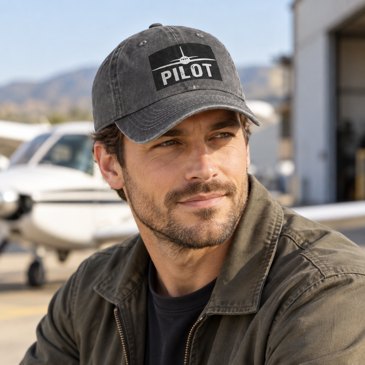 Casquette Aviation Pilot Vintage 