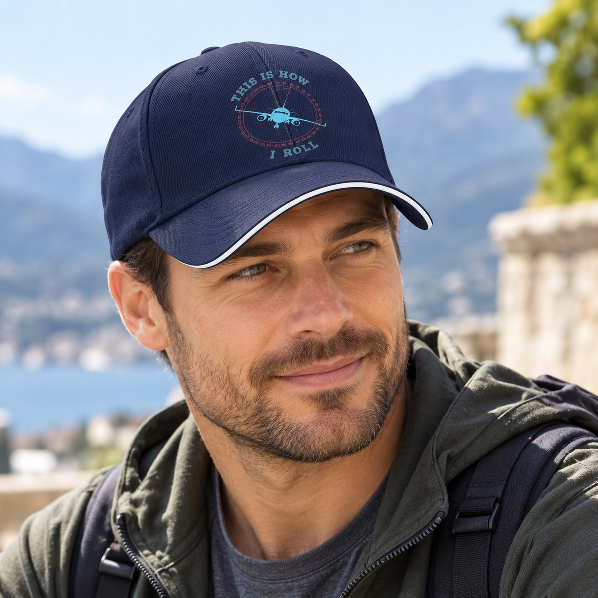 Casquette Aviation motif This Is How I Roll homme