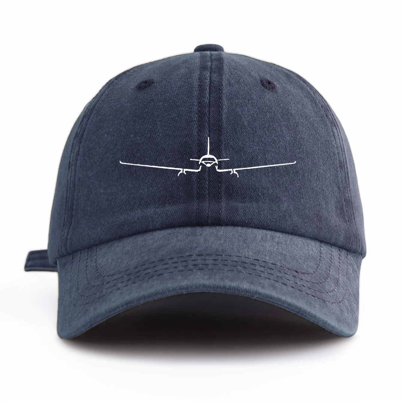 Casquette Avion Minimaliste bleue