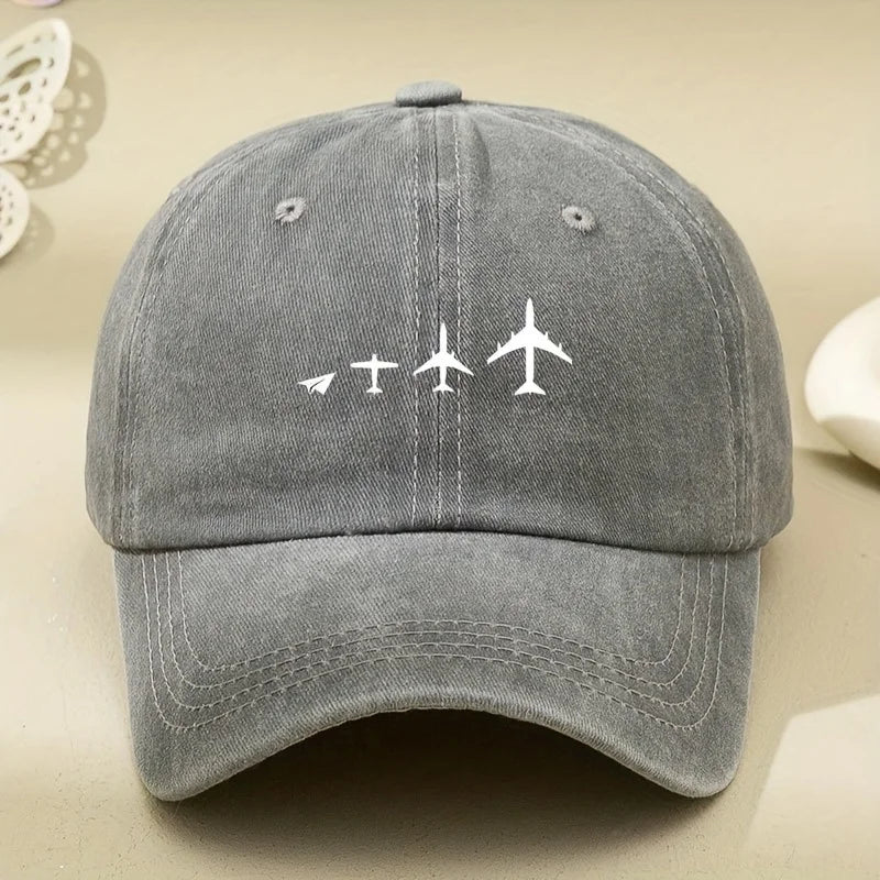 Casquette Avion Premiers Envols grise
