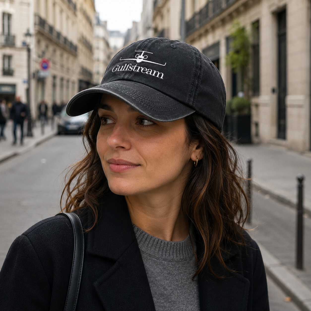 Casquette Gulfstream en coton style aviation d'affaires