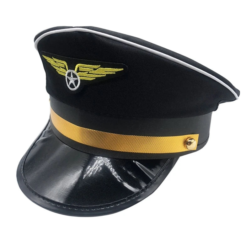 Casquette aviateur style commandant de bord