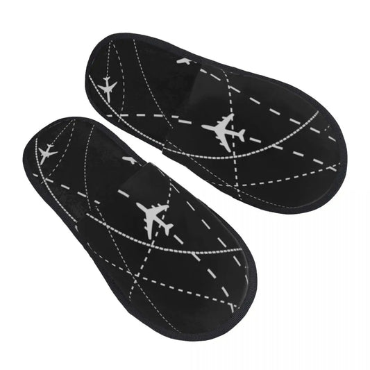 Chaussons avion de ligne