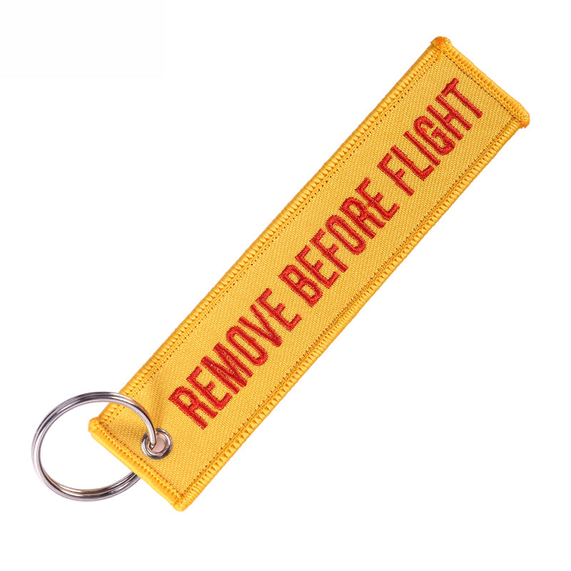 Flamme Remove Before Flight Jaune Rouge