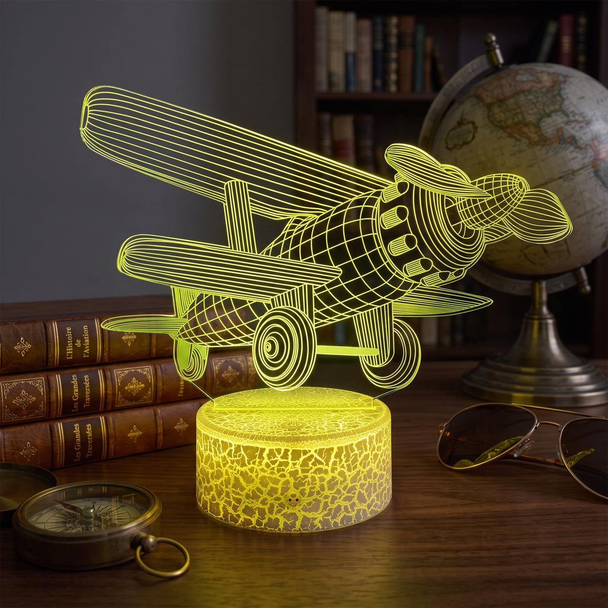 Lampe Avion 3D Rêve de Pilote